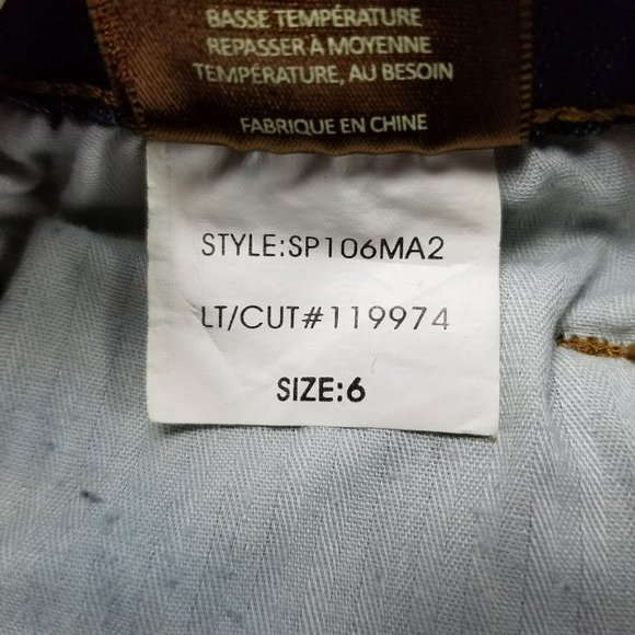 Kut From The Kloth Jeans Womens 6 Medium Wash Stretch Mid Rise Crop Straight NWT - Picture 16 of 16